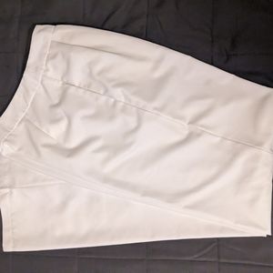 Nasty gal Ivory High Wastes Tailored Wide Leg Pants